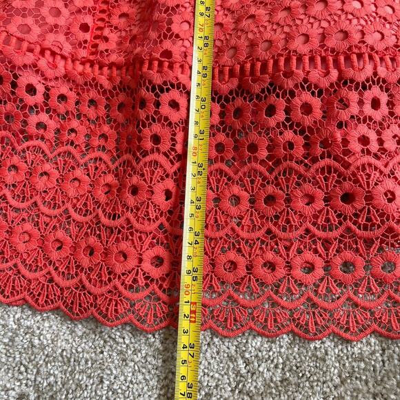 J. Crew Daisy Lace Fit & Flare Cocktail Party Midi Dress Size 12 Resort - Picture 11 of 16